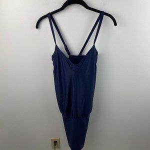 Athleta Criss Cross Strap Tankini Top  36 B/C